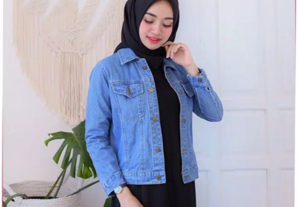 jaket denim wanita