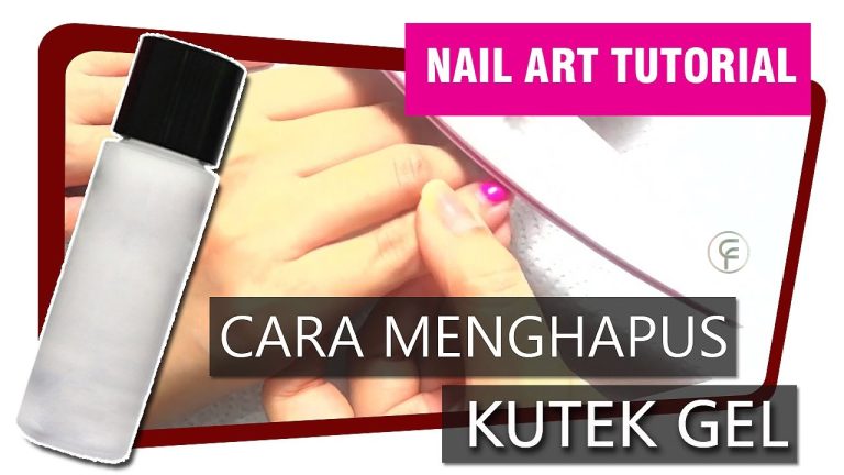 Cara menghapus kutek
